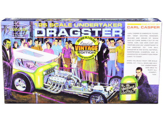 Skill 2 Model Kit Undertaker Dragster by Carl Casper 1/25 Scale Model by Polar Lights by Polar Lights