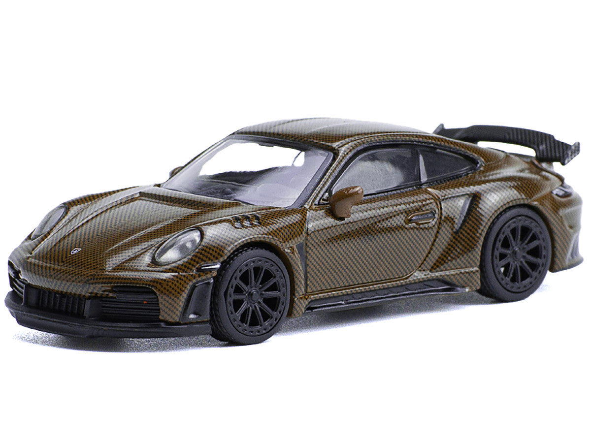 992 Stinger GTR Brown Carbon 1/64 Diecast Model Car by Pop Race by Pop Race
