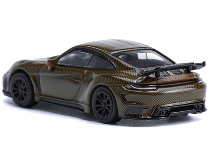 992 Stinger GTR Brown Carbon 1/64 Diecast Model Car by Pop Race by Pop Race