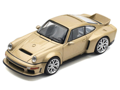 Singer DLS Turbo Gold Metallic 1/64 Diecast Model Car by Pop Race by Pop Race