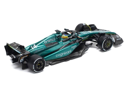 Aston Martin AMR23 #14 Fernando Alonso "Formula One F1 World Championship" (2023) 1/64 Diecast Model Car by Pop Race by Pop Race