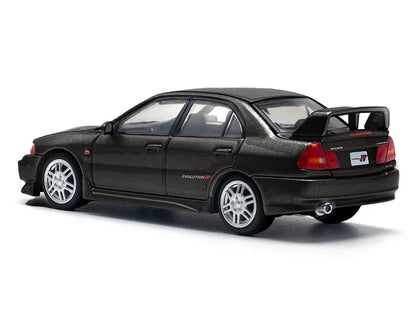 Mitsubishi Lancer Evolution IV RHD (Right Hand Drive) Pyrenees Black Pearl 1/64 Diecast Model Car by Pop Race by Pop Race