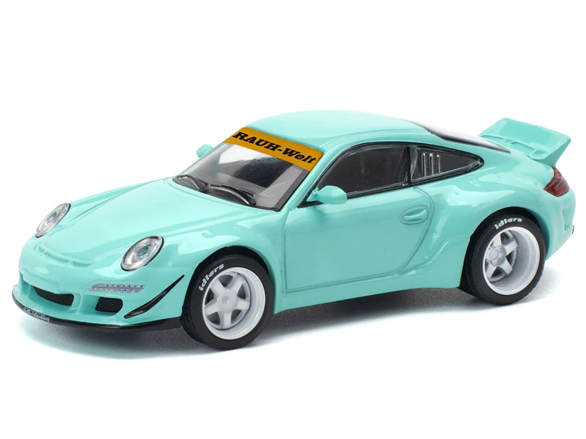 997 RWB Light Blue 1/64 Diecast Model Car by Pop Race by Pop Race