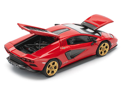 Lamborghini Countach LPI 800-4 Red with Carbon Accents 1/64 Diecast Model Car by Pop Race by Pop Race