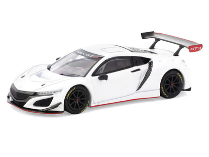 Honda NSX GT3 EVO22 White 1/64 Diecast Model Car by Pop Race by Pop Race
