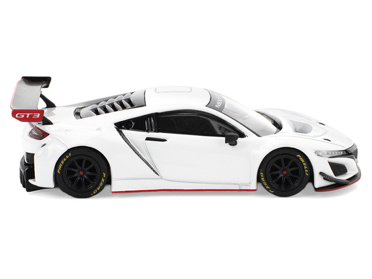 Honda NSX GT3 EVO22 White 1/64 Diecast Model Car by Pop Race by Pop Race