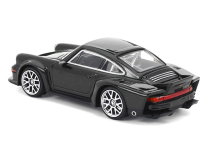 Singer DLS Turbo Black Metallic 1/64 Diecast Model Car by Pop Race by Pop Race