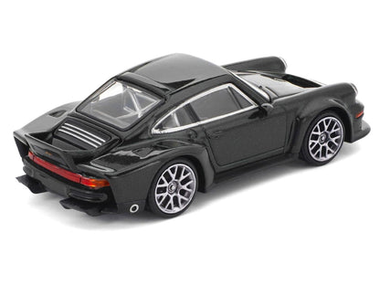 Singer DLS Turbo Black Metallic 1/64 Diecast Model Car by Pop Race by Pop Race