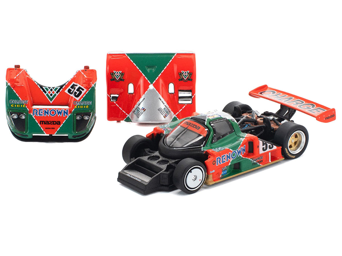 Mazda 787B #55 Johnny Herbert - Volker Weidler - Bertrand Gachot "Mazdaspeed" Winner "24 Hours of Le Mans" (1991) 1/64 Diecast Model Car by Pop Race by Pop Race