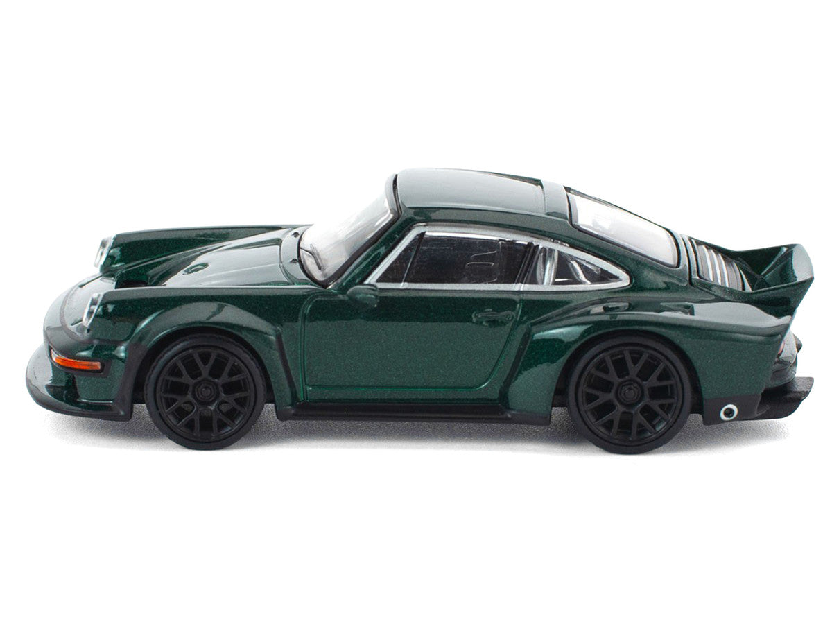 Singer DLS Turbo Green Metallic 1/64 Diecast Model Car by Pop Race by Pop Race