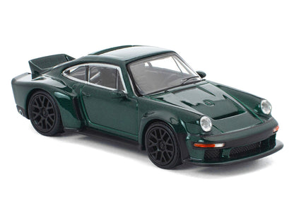 Singer DLS Turbo Green Metallic 1/64 Diecast Model Car by Pop Race by Pop Race