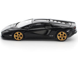 Lamborghini Countach LPI 800-4 Deep Black 1/64 Diecast Model Car by Pop Race by Pop Race