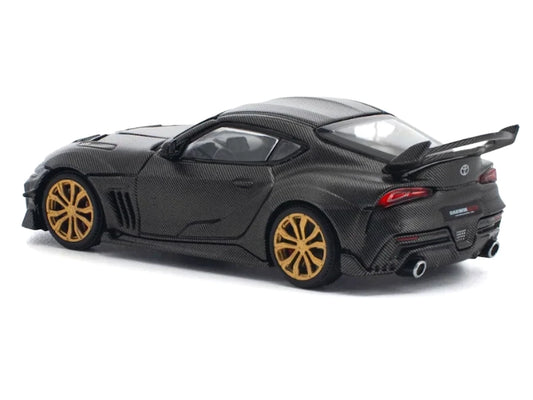 Toyota DarwinPro 66G WBK Supra A90 Full Carbon 1/64 Diecast Model Car by Pop Race by Pop Race