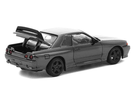 GTR R32 RHD (Right Hand Drive) Dark Chrome "The Dark Chrome Series" 1/64 Die Cast Model Car by Pop Race by Pop Race