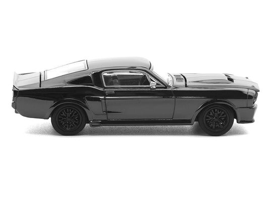 Shelby Mustang GT500 Dark Chrome "The Dark Chrome Series" 1/64 Die Cast Model Car by Pop Race by Pop Race
