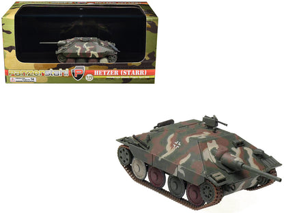 Hetzer (Starr) Tank Destroyer "Kampfgruppe Milowitz Prague" (1945) German Army 1/72 Diecast Model by Panzerstahl by Panzerstahl
