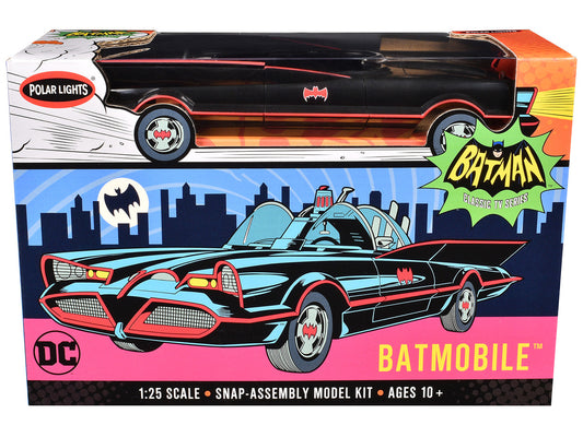Skill 2 Model Kit Batmobile "Batman" (1966-1968) TV Series 1/25 Scale Model by Polar Lights by Polar Lights
