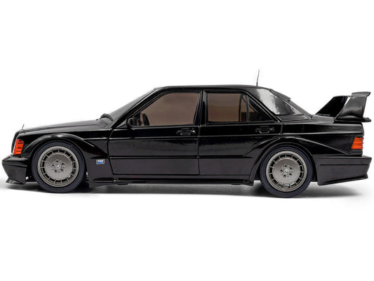 Mercedes Benz 190 Evolution II (W201) "Solido Works" Black 1/18 Diecast Model Car by Solido by Solido