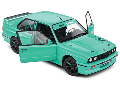 1990 BMW E30 M3 Custom "Drift Missile" Blue 1/18 Diecast Model Car by Solido by Solido