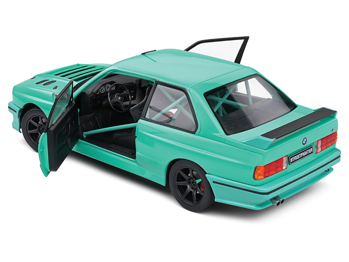 1990 BMW E30 M3 Custom "Drift Missile" Blue 1/18 Diecast Model Car by Solido by Solido