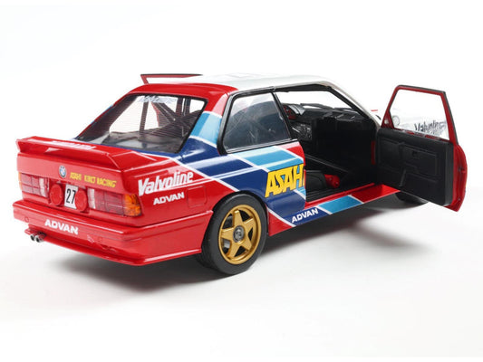 BMW E30 M3 #27 Atsushi Kawamoto - Anthony Reid "Japanese Touring Car Championship" (1986) "Competition" Series 1/18 Diecast Model Car by Solido by Solido