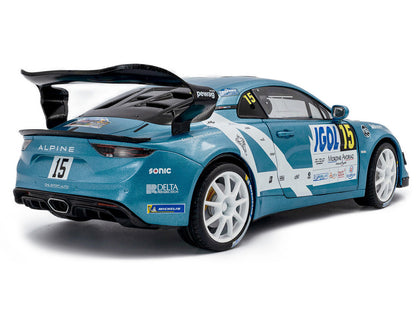 Alpine A110 Rallye GT+ #15 Raphael Astier - Denis Giraudet "Rallye Du Mont Blanc" (2024) "Competition" Series 1/18 Diecast Model Car by Solido by Solido