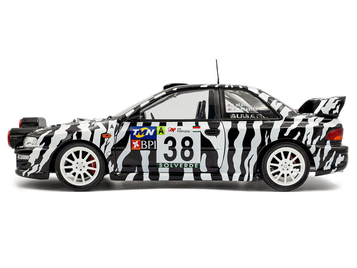 Subaru Impreza S5 WRC99 #38 Nigel Heath - Steve Lancaster "Rallye de Portugal" (2001) "Competition" Series 1/18 Diecast Model Car by Solido by Solido
