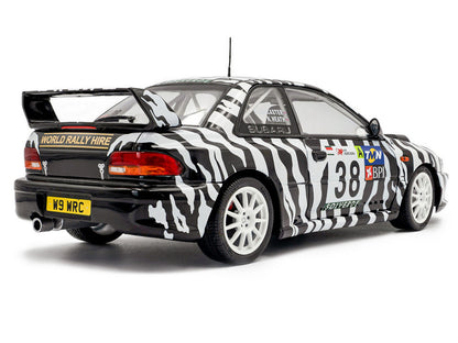 Subaru Impreza S5 WRC99 #38 Nigel Heath - Steve Lancaster "Rallye de Portugal" (2001) "Competition" Series 1/18 Diecast Model Car by Solido by Solido