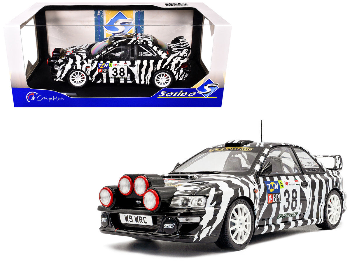 Subaru Impreza S5 WRC99 #38 Nigel Heath - Steve Lancaster "Rallye de Portugal" (2001) "Competition" Series 1/18 Diecast Model Car by Solido by Solido