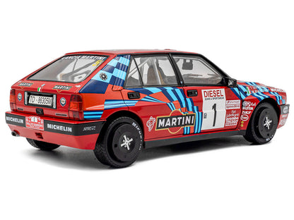 Lancia Delta HF Integrale #1 Miki Biasion - Tiziano Siviero Winner "Rally Sanremo" (1989) "Competition" Series 1/18 Diecast Model Car by Solido by Solido