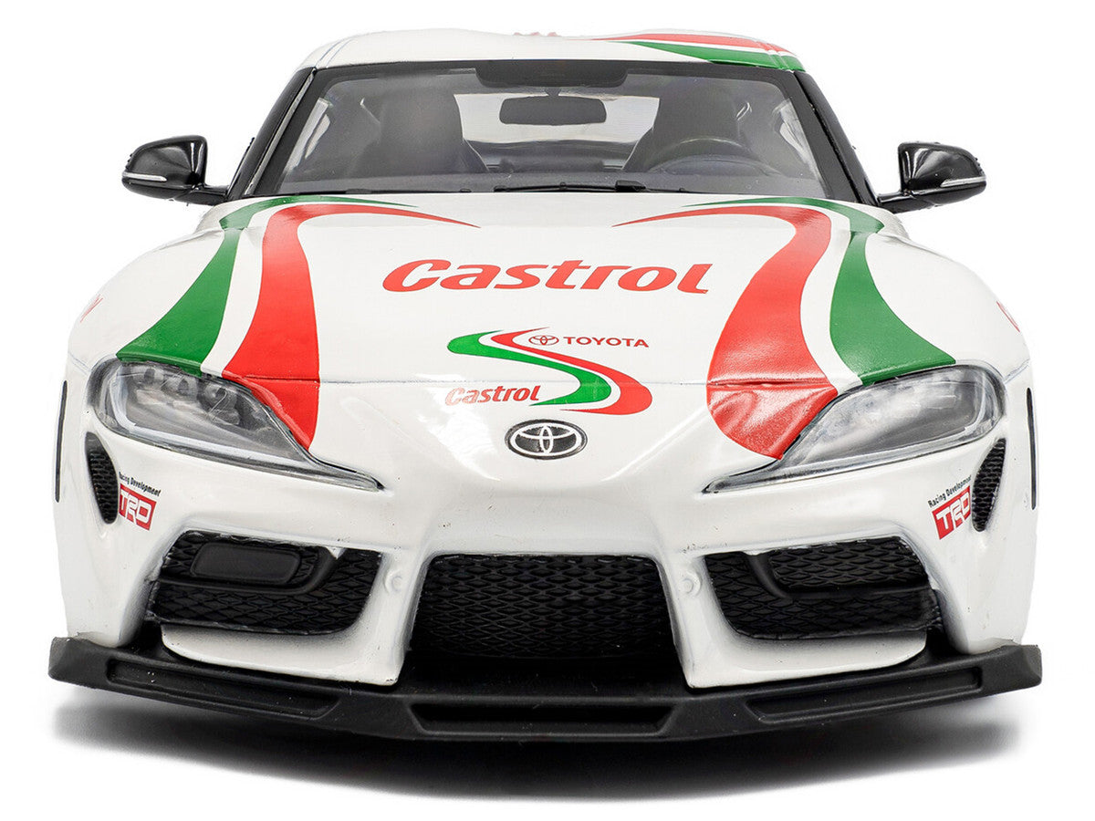2024 Toyota GR Supra #36 "Toyota Racing Tribute" White with Green and Red Graphics 1/18 Diecast Model Car by Solido by Solido