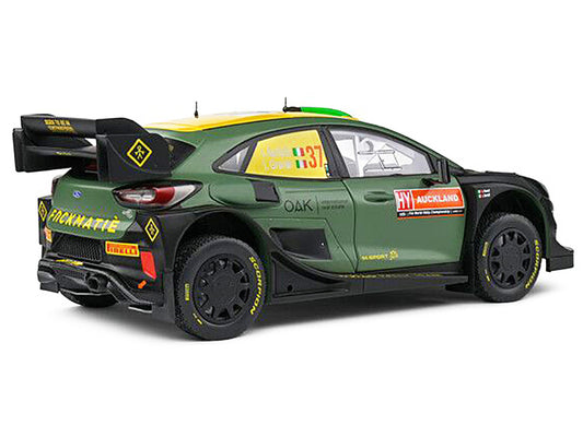 Ford Puma Rally1 Hybrid #37 Lorenzo Bertelli - Lorenzo Granai "Rally New Zealand" (2022) "Competition" Series 1/18 Diecast Model Car by Solido by Solido