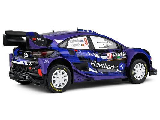 Ford Puma Rally1 Hybrid #9 Jourdan Serderidis - Frederic Miclotte "Safari Rally Kenya" (2022) "Competition" Series 1/18 Diecast Model Car by Solido by Solido