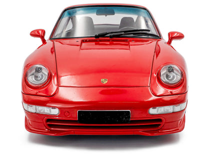 1997 Porsche 911 (993) Carrera RS Guards Red 1/18 Diecast Model Car by Solido