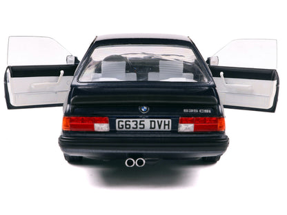 1984 BMW 635 CSI (E24) Macau Blue Metallic 1/18 Diecast Model Car by Solido by Solido