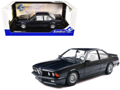 1984 BMW 635 CSI (E24) Macau Blue Metallic 1/18 Diecast Model Car by Solido by Solido