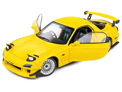 1994 Mazda RX7 Type RS (FD3RS) RHD (Right Hand Drive) Yellow 1/18 Diecast Model Car by Solido by Solido