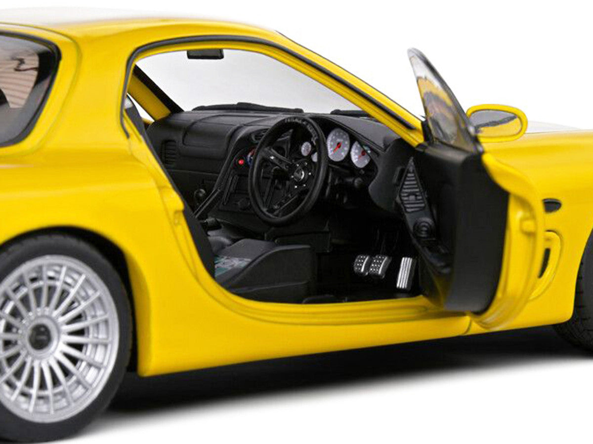 1994 Mazda RX7 Type RS (FD3RS) RHD (Right Hand Drive) Yellow 1/18 Diecast Model Car by Solido by Solido