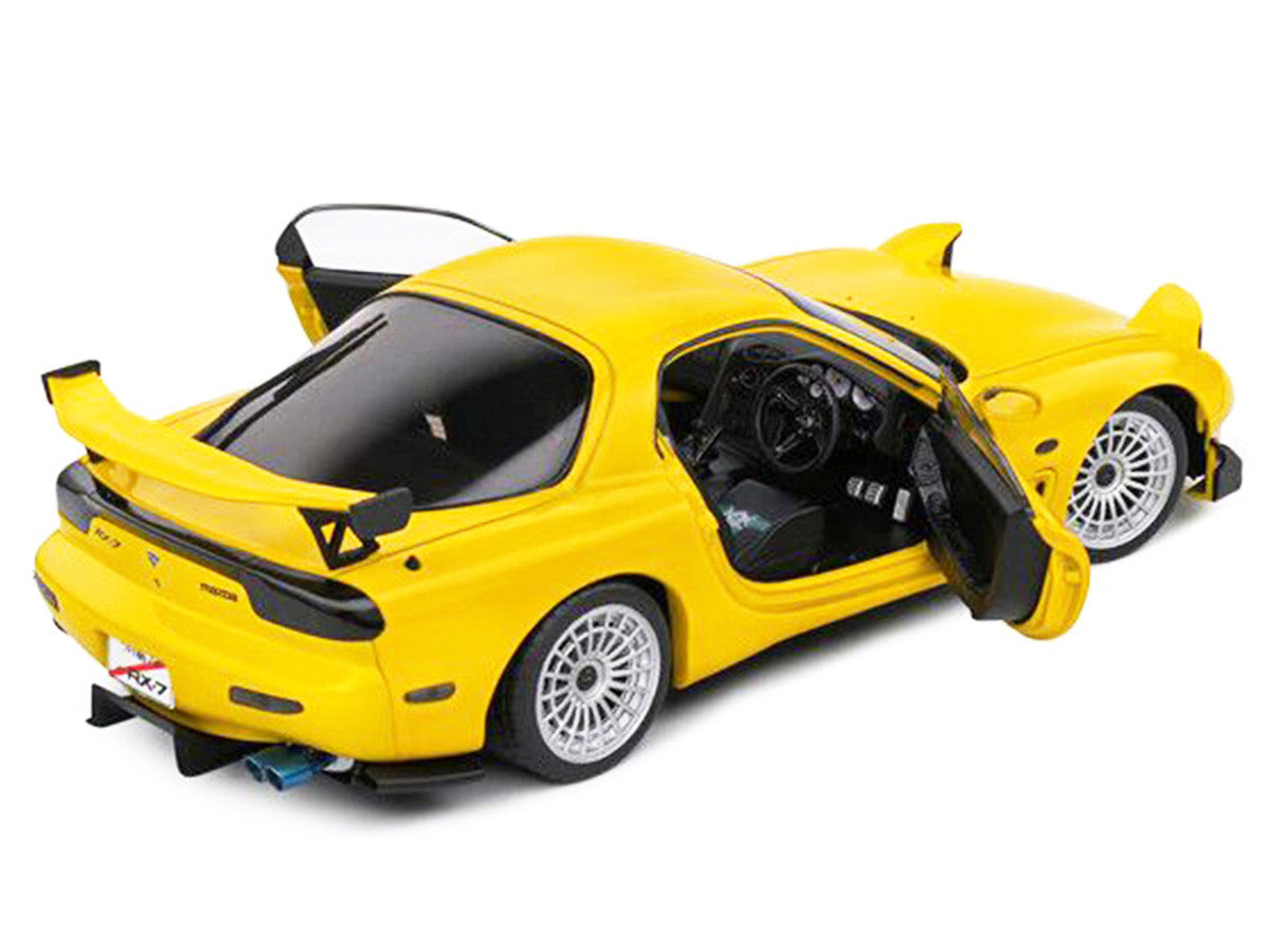 1994 Mazda RX7 Type RS (FD3RS) RHD (Right Hand Drive) Yellow 1/18 Diecast Model Car by Solido by Solido