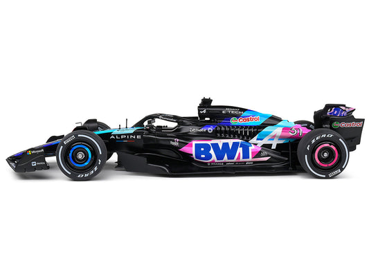 Alpine A524 Presentation Edition "BWT" "Formula One F1 World Championship" (2024) "Competition" Series 1/18 Diecast Model Car by Solido by Solido