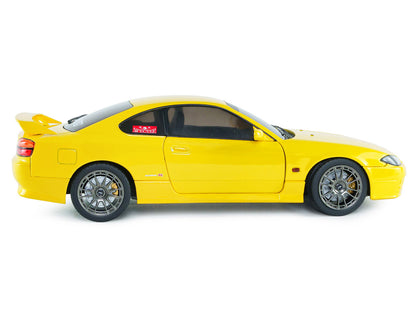 1999 Nissan Silvia (S15) Spec-R Aero RHD (Right Hand Drive) Lightning Yellow 1/18 Diecast Model Car by Solido by Solido
