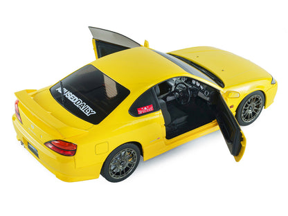 1999 Nissan Silvia (S15) Spec-R Aero RHD (Right Hand Drive) Lightning Yellow 1/18 Diecast Model Car by Solido by Solido