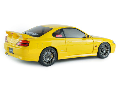 1999 Nissan Silvia (S15) Spec-R Aero RHD (Right Hand Drive) Lightning Yellow 1/18 Diecast Model Car by Solido by Solido