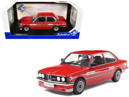 1980 Alpina E21 C1 2.3 Red with Gray Stripes 1/18 Diecast Model Car by Solido by Solido