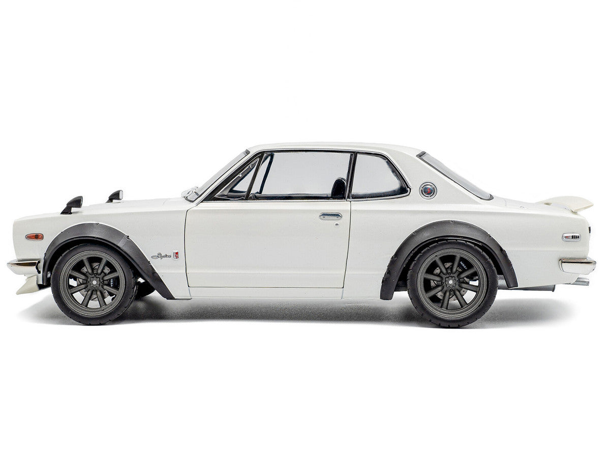 1970 Nissan Skyline (C10) Hakosuka RHD (Right Hand Drive) White 1/18 Diecast Model Car by Solido by Solido