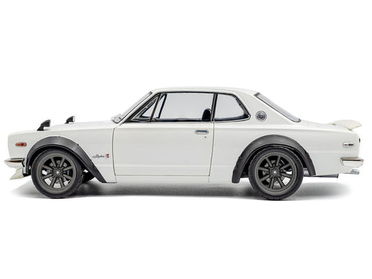 1970 Nissan Skyline (C10) Hakosuka RHD (Right Hand Drive) White 1/18 Diecast Model Car by Solido by Solido