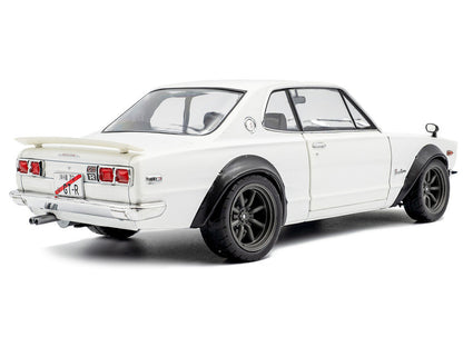 1970 Nissan Skyline (C10) Hakosuka RHD (Right Hand Drive) White 1/18 Diecast Model Car by Solido by Solido