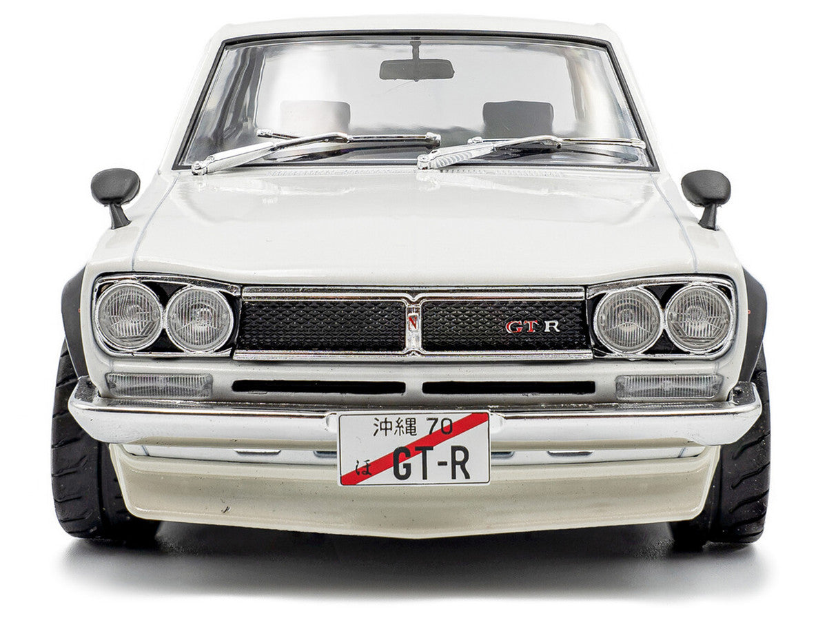 1970 Nissan Skyline (C10) Hakosuka RHD (Right Hand Drive) White 1/18 Diecast Model Car by Solido by Solido