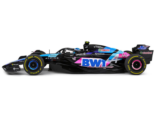 Alpine A524 #10 Pierre Gasly "BWT" Formula One F1 Monaco GP (2024) "Competition" Series 1/18 Diecast Model Car by Solido by Solido