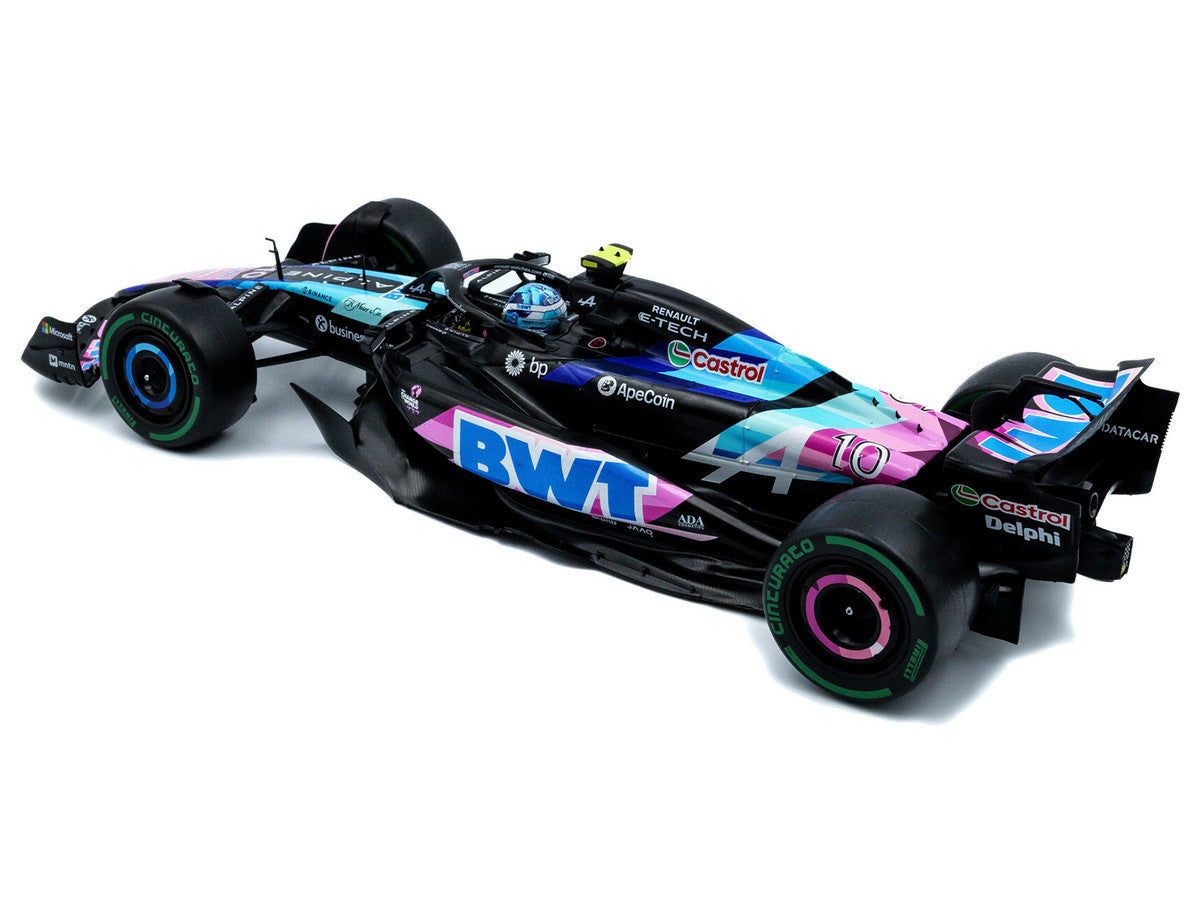 Alpine A524 #10 Pierre Gasly "BWT" 3rd Place Formula One F1 "Sao Paulo GP" (2024) "Competition" Series 1/18 Diecast Model Car by Solido by Solido